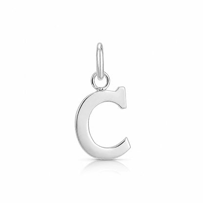 Signature C 925 Sterling Silver Charm Pendant
