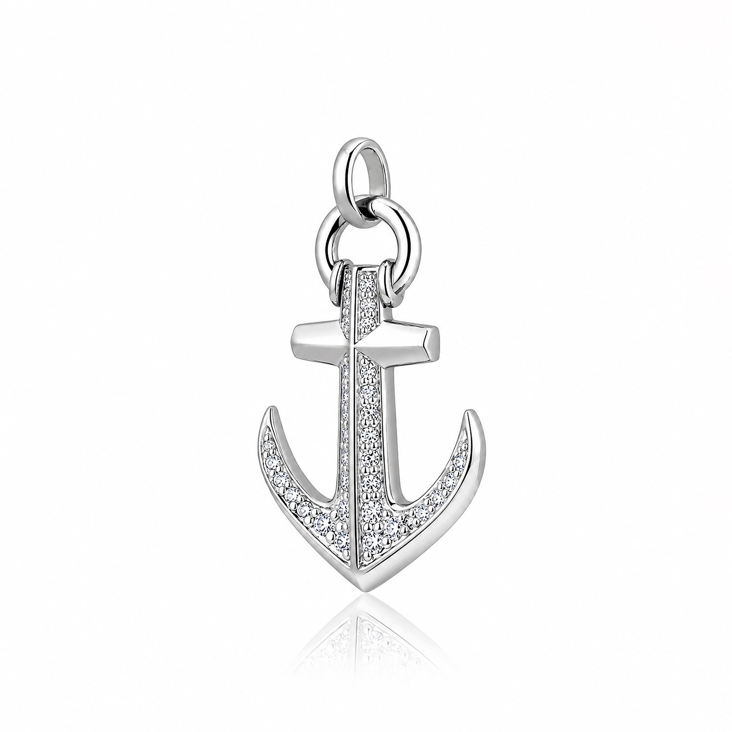 SilverAnchor Cross Rakhi Pendant