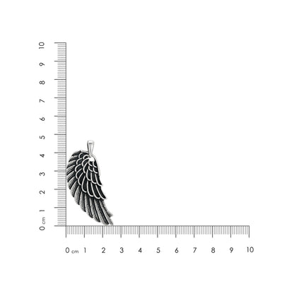 Silver Angel Wing Rakhi Pendant
