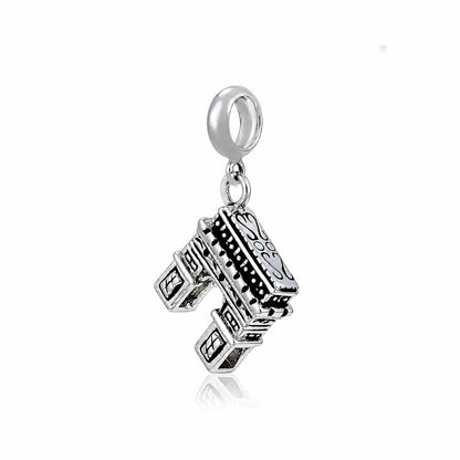 Silver Arc de Triomphe Rakhi Pendant