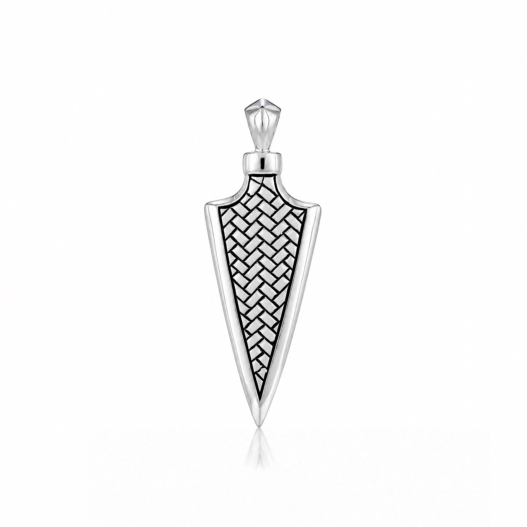 Silver Arrowhead Rakhi Pendant 