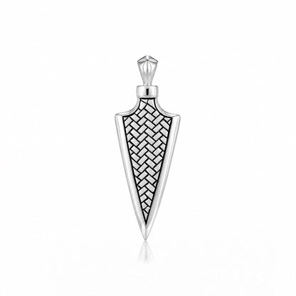 Silver Arrowhead Rakhi Pendant 