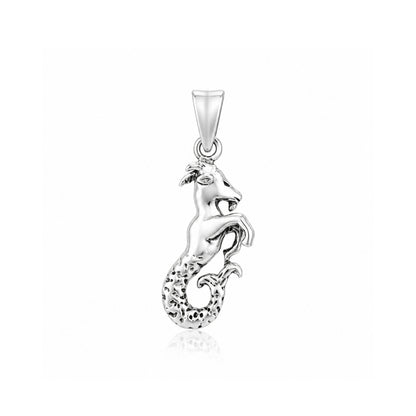 Silver Capricorn Zodiac Rakhi Pendant