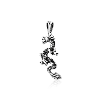 Silver Dragon Rakhi Pendant