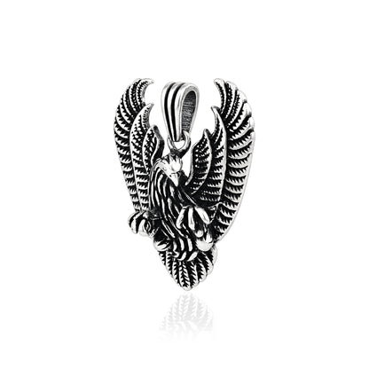 Silver Eagle Wings Rakhi Pendant
