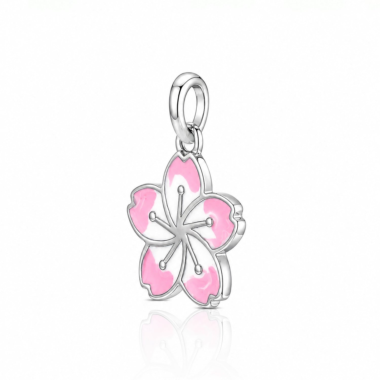 Silver FlowerKids Rakhi Pendant