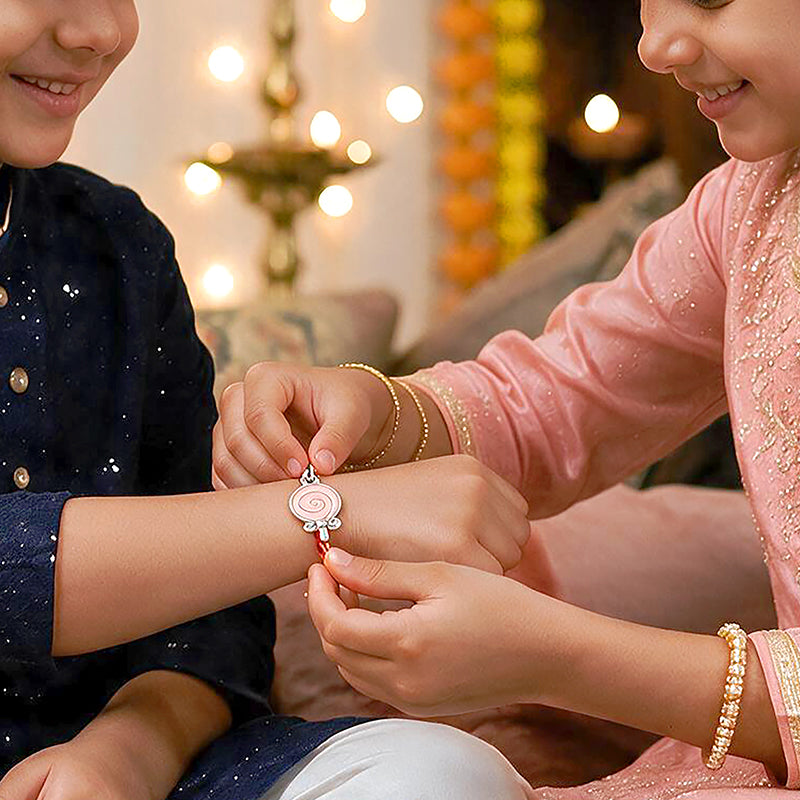 SilverLollipop Kids Rakhi Pendant
