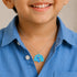 Silver PeacockKids Rakhi Pendant