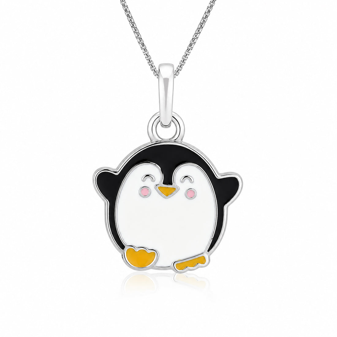 Silver Penguin Kids Pendant