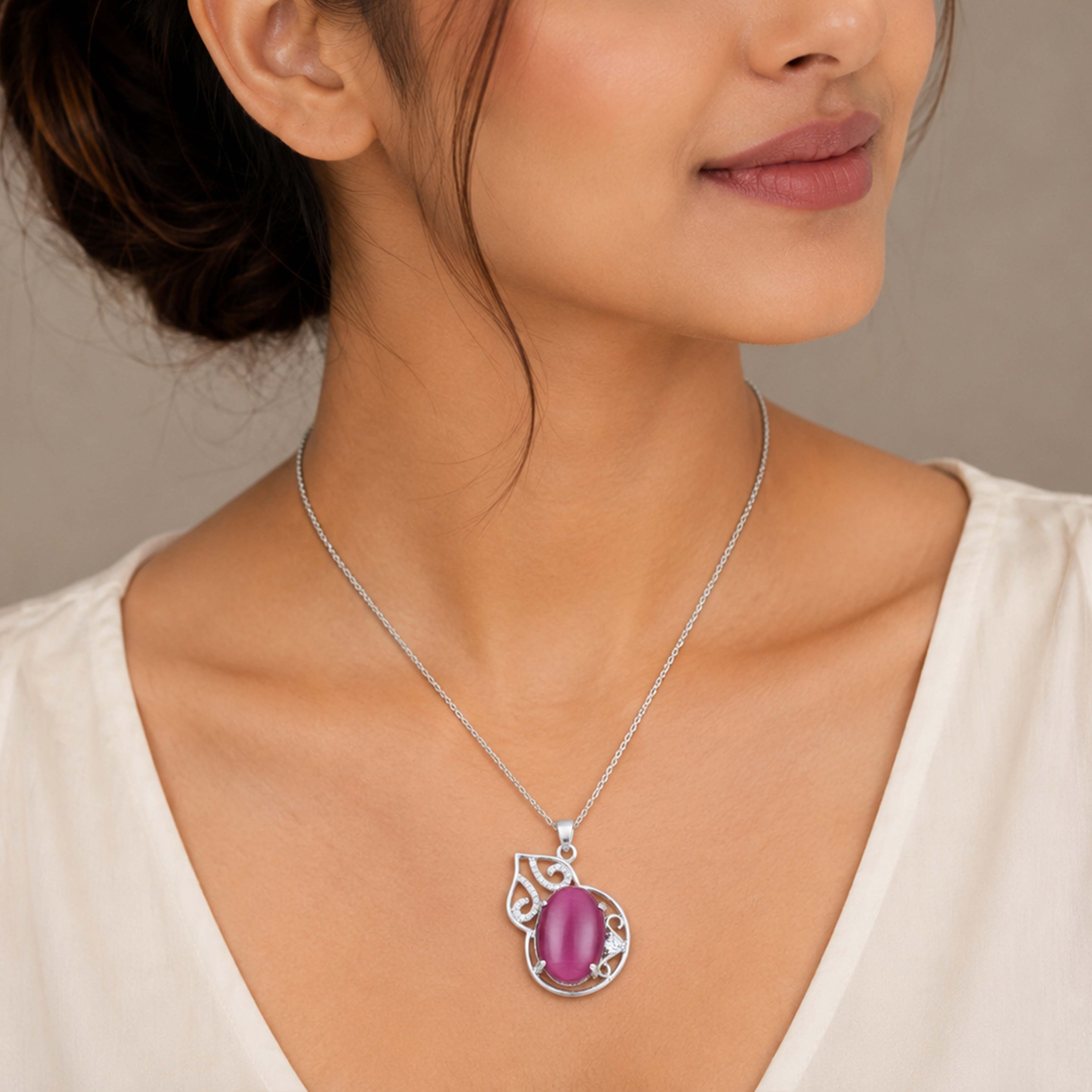Silver Purple Cat&