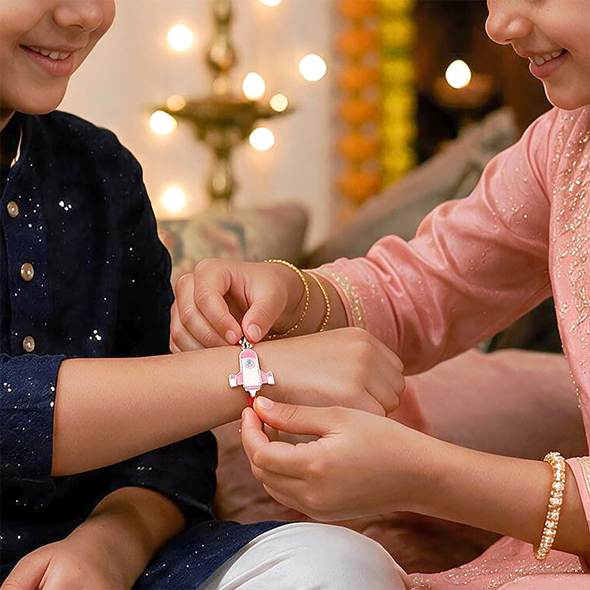 SilverRocket Kids Rakhi Pendant
