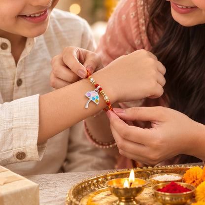 SilverUmbrella Kids Rakhi Pendant