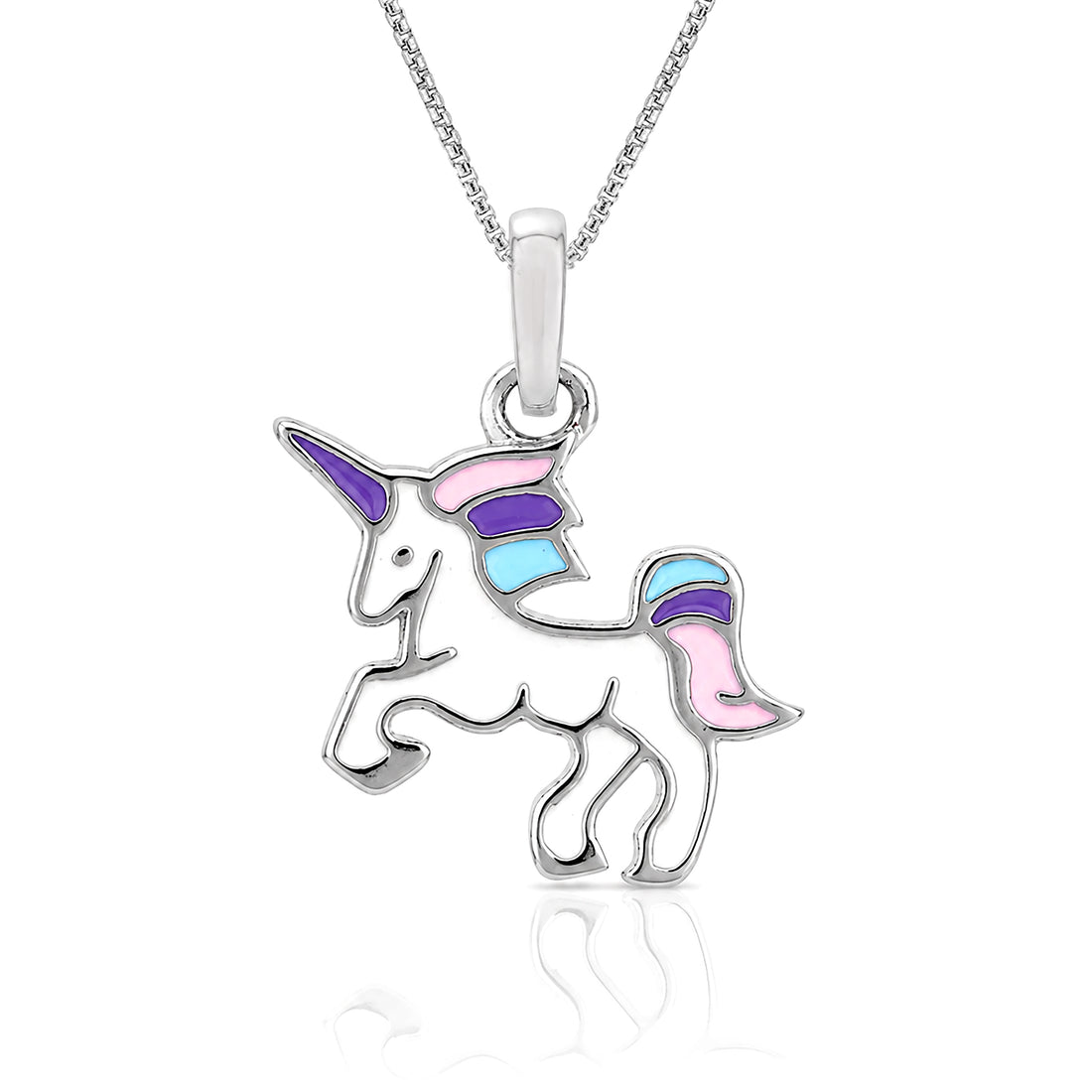 Silver Unicorn Kids Pendant