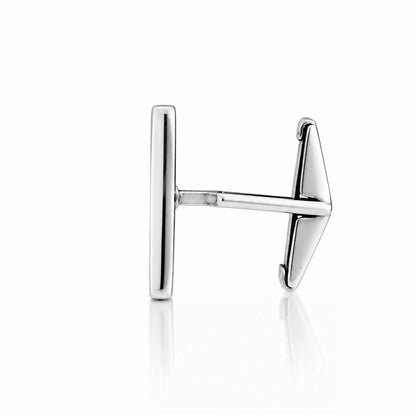 Silver Ace of Spades Poker Cufflinks
