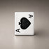 Silver Ace of Spades Poker Cufflinks