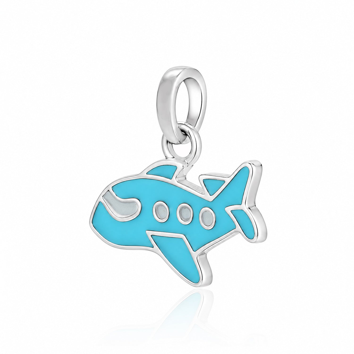 Silver Airplane KidsRakhiPendant