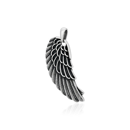 Silver Angel Wing Rakhi Pendant