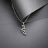 Silver Antique Dragon Pendant