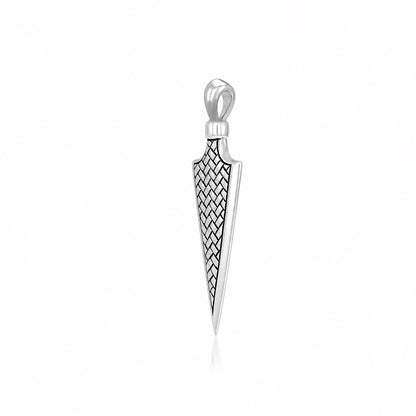 Silver Arrowhead Rakhi Pendant 