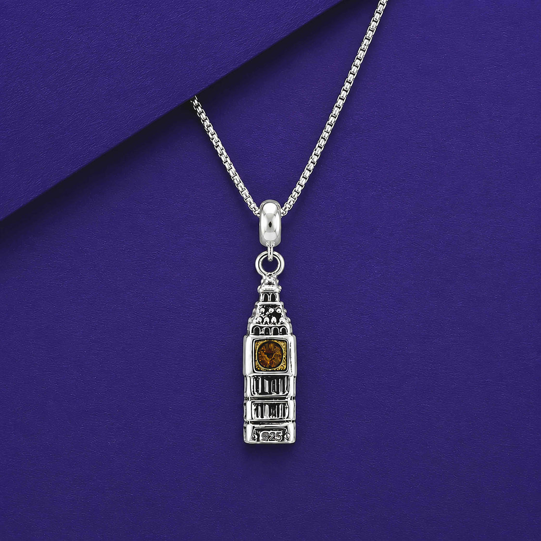 Silver Big Ben London Pendant