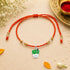 Silver Boba Tea Kids Rakhi Pendant
