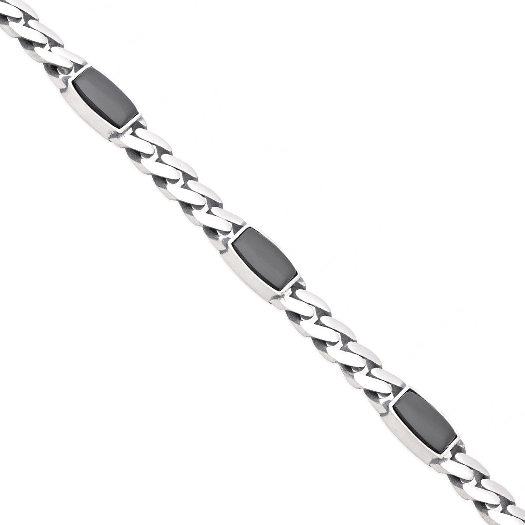 Black Silver Bracelet Online