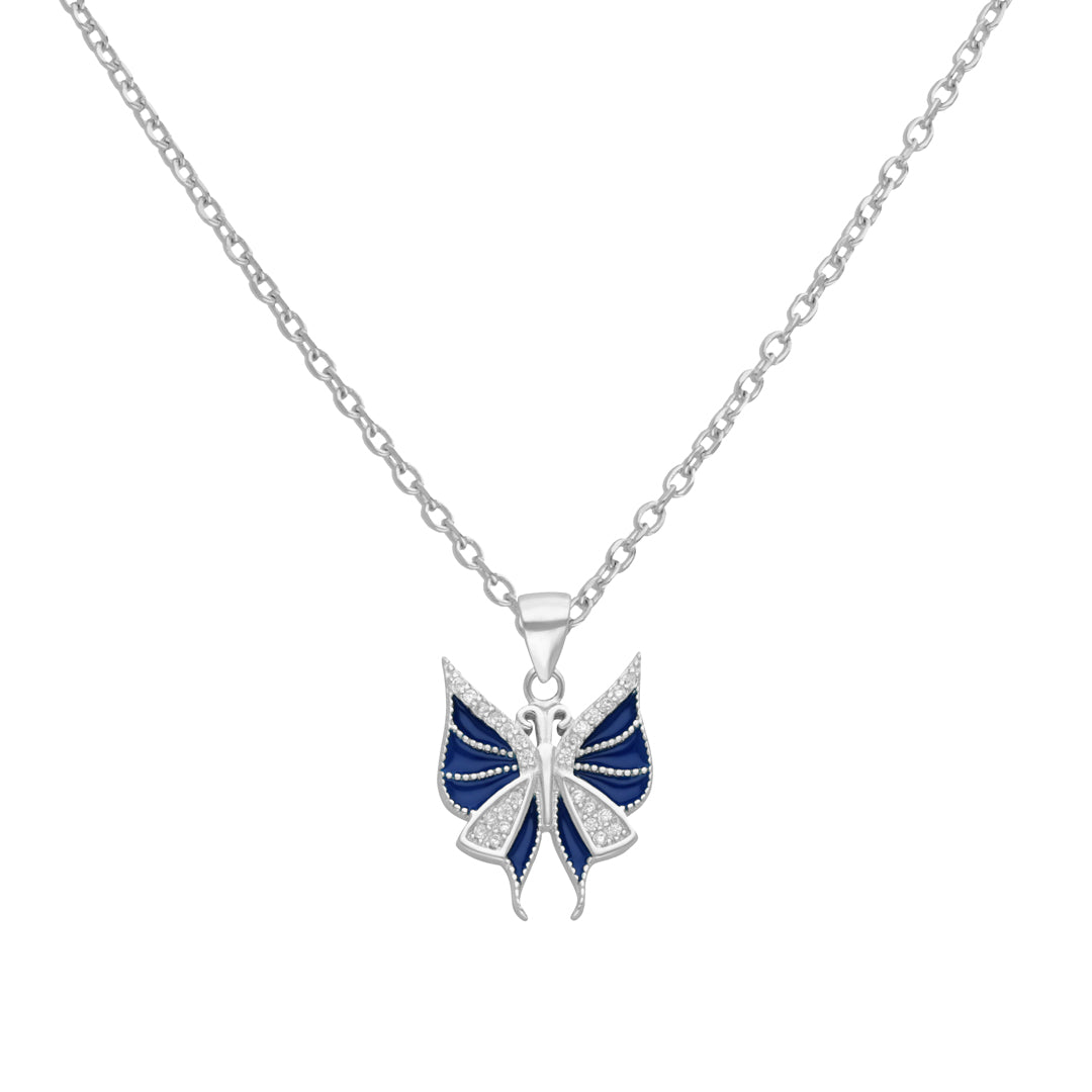 Silver Chain with Butterfly Pendant Online