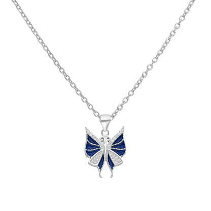 Silver Chain with Butterfly Pendant Online