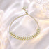 Silver Cuban Link Adjustable Bracelet