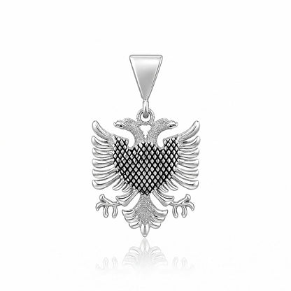 Silver Double Headed Eagle Rakhi Pendant