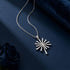 Silver Fireworks Starburst Pendant