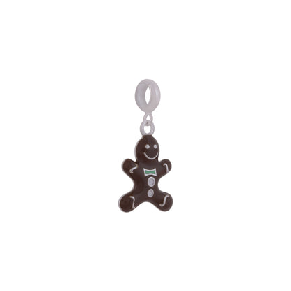 925 Sterling Silver Ginger Bread man Pendant For Kids