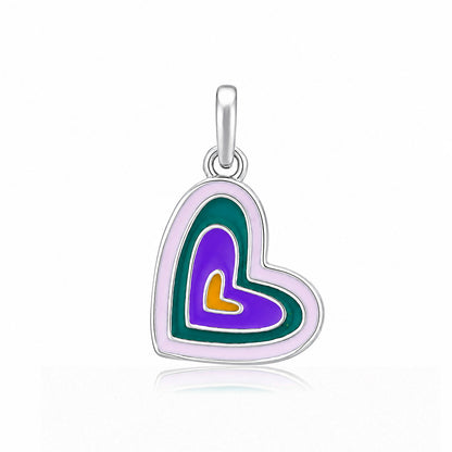 Silver Heart Kids Pendant