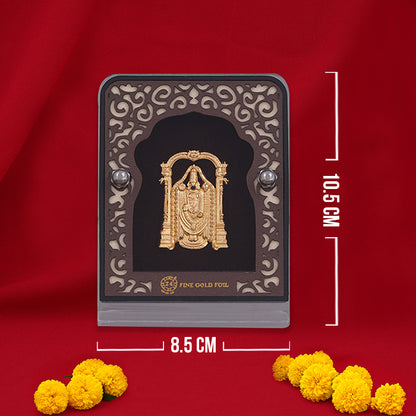 Lord Venkateswara Fine Gold Photo Frame