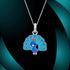 Silver Peacock Kids Pendant