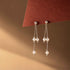 Silver Pearl Chain Sterling Silver Earring