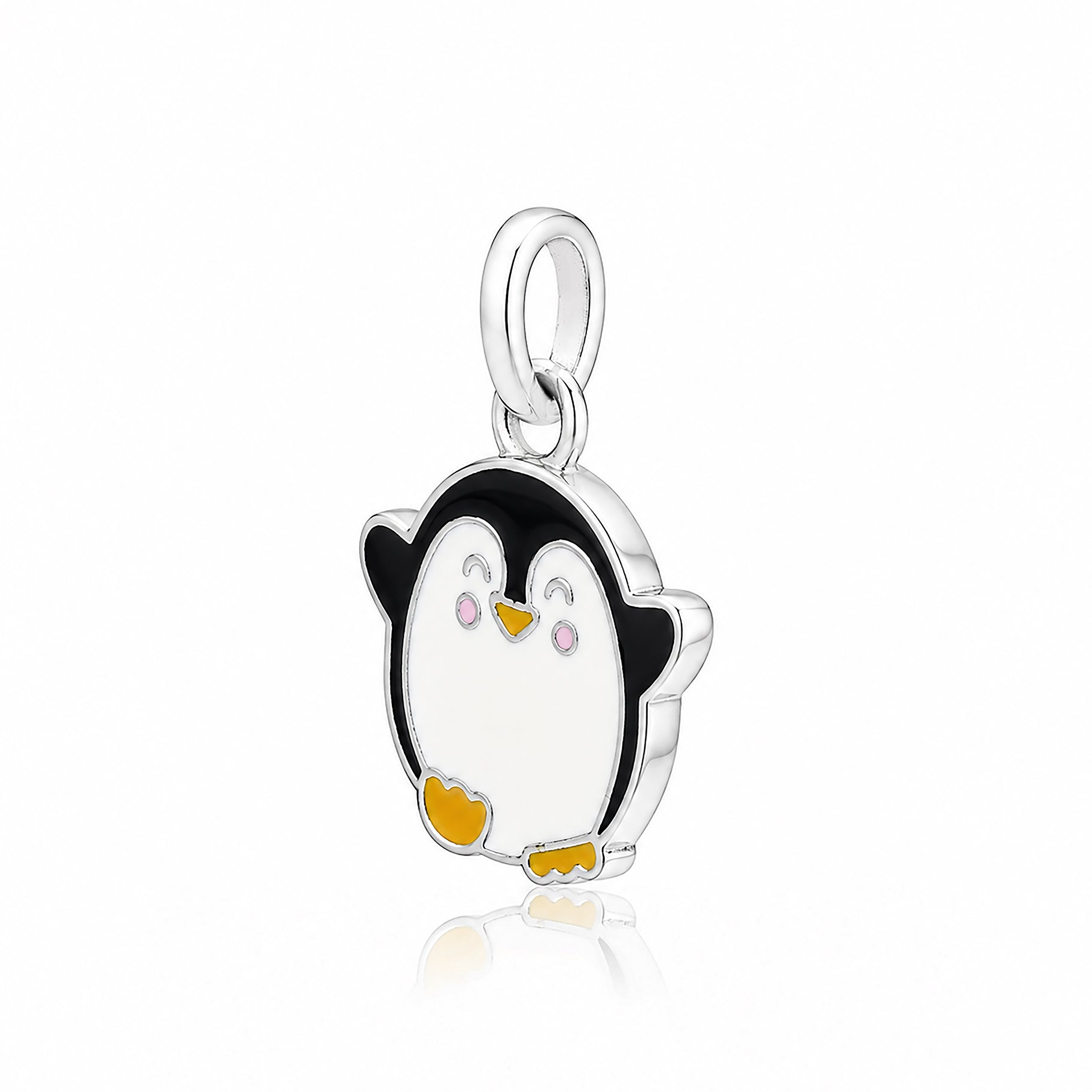 Silver Penguin Kids RakhiPendant