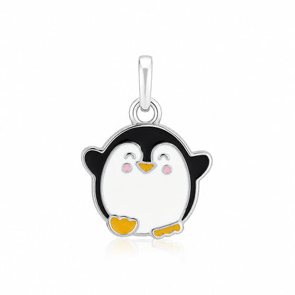 Silver Penguin Kids RakhiPendant