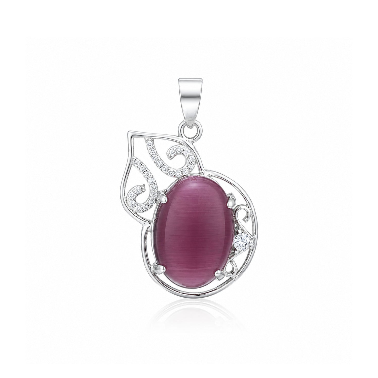 Silver Purple Cat&