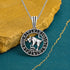 Silver Taurus Zodiac Pendant