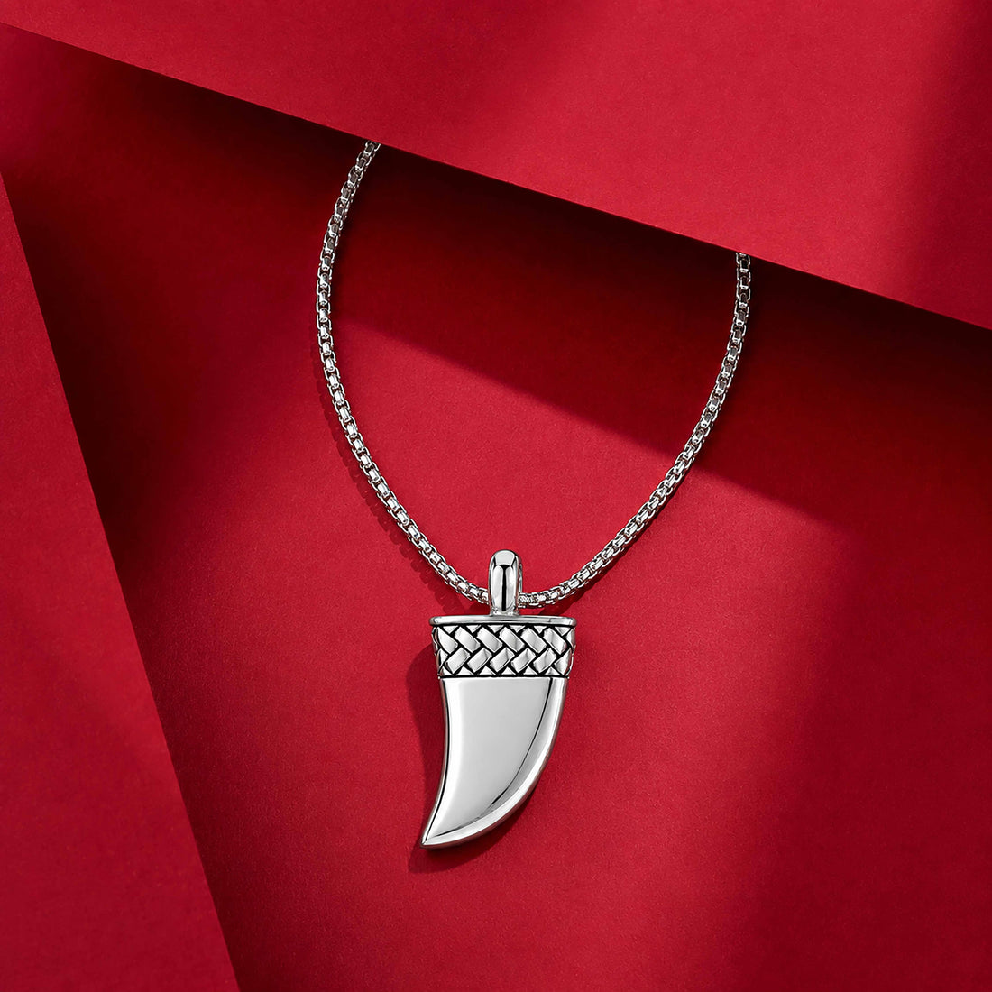 Silver Tiger Claw Pendant