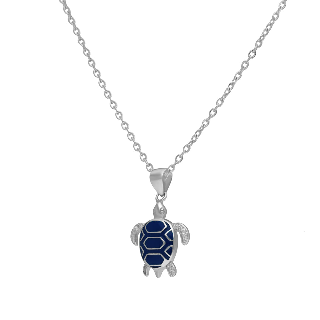 Silver Turtle Pendant Online