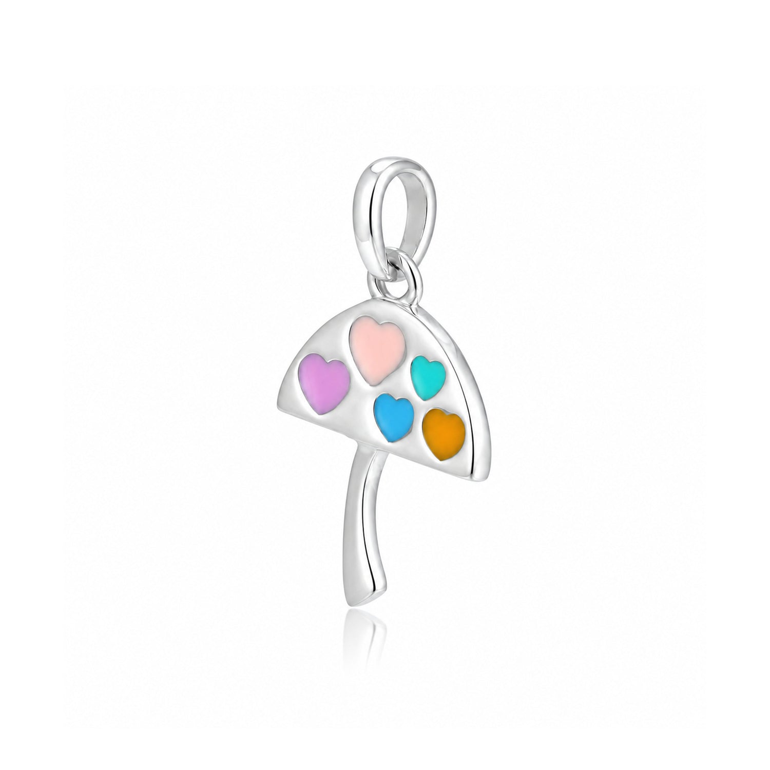 Silver UmbrellaKids Rakhi Pendant
