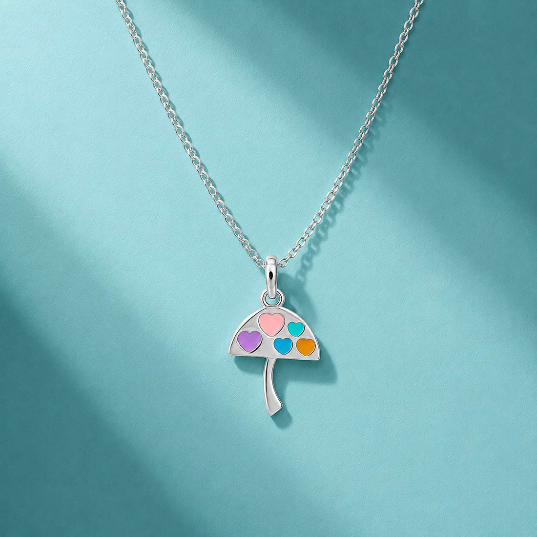 Silver Umbrella Kids Pendant