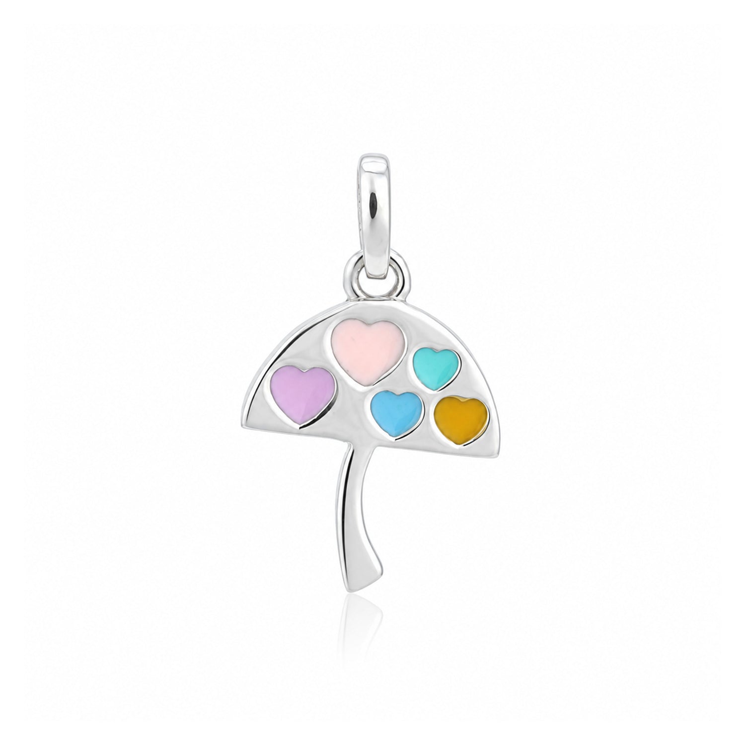 Silver Umbrella Kids RakhiPendant