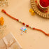Silver Umbrella Kids Rakhi Pendant
