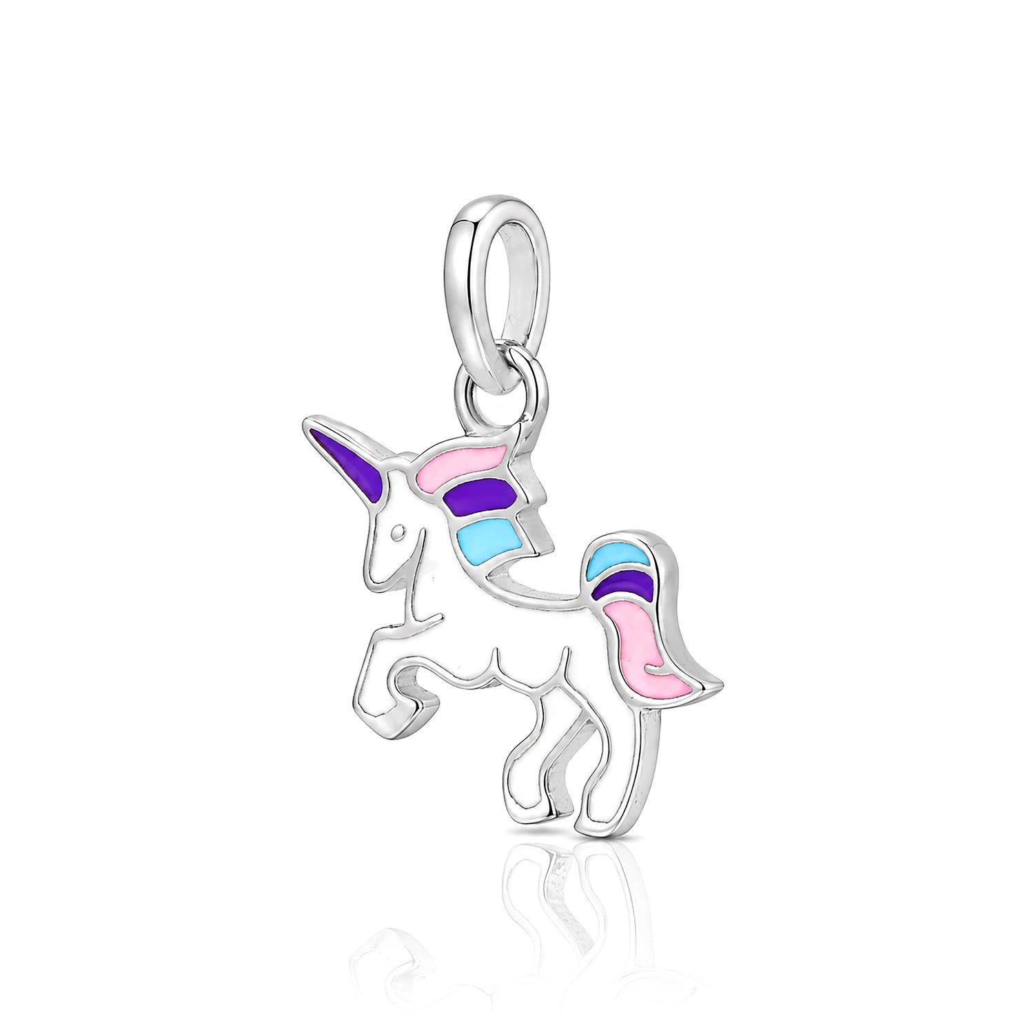 Silver Unicorn Kids Pendant