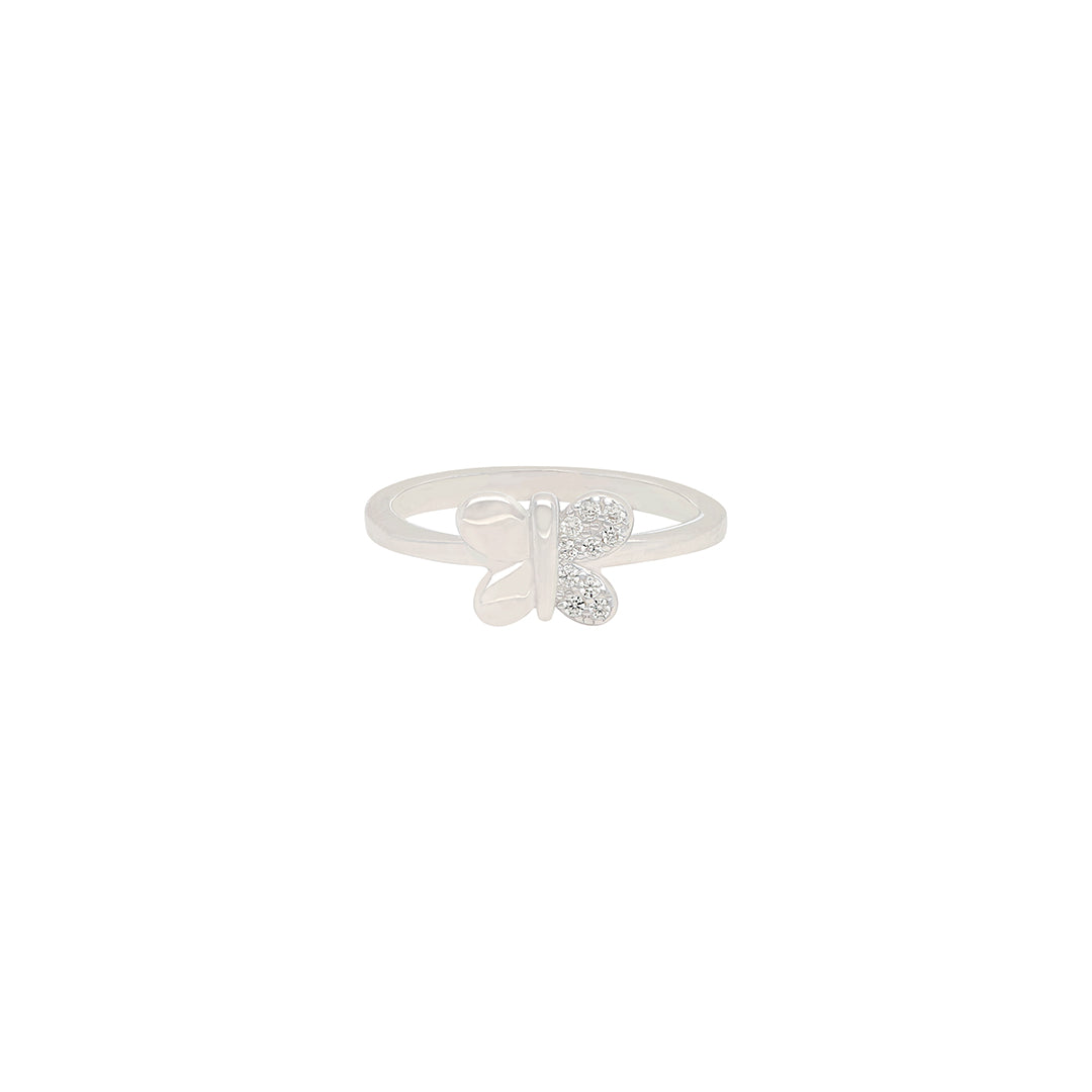 Single wing stoned Ring IT0371