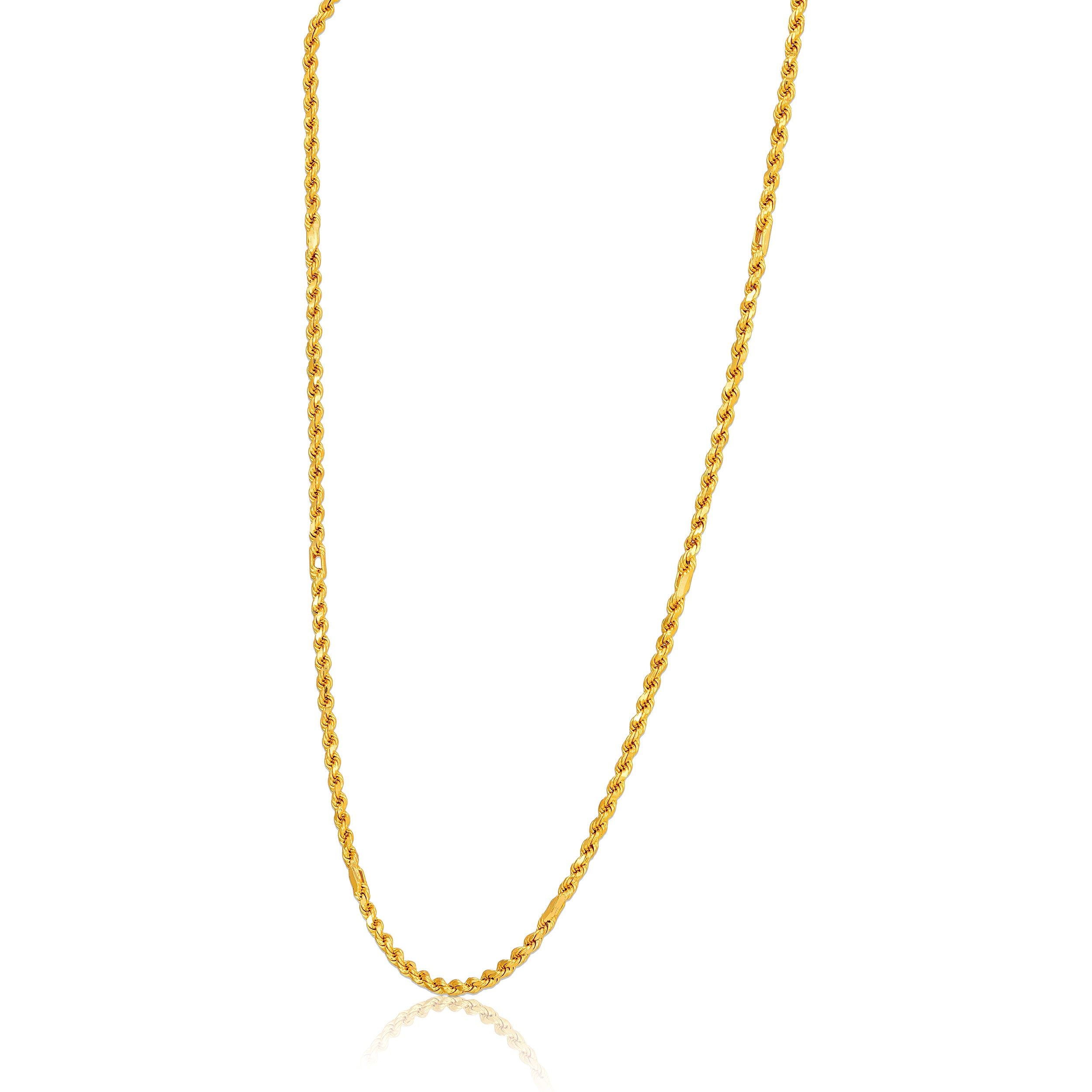 Sleek 925 Sterling Silver Helical Twist Chain for Women