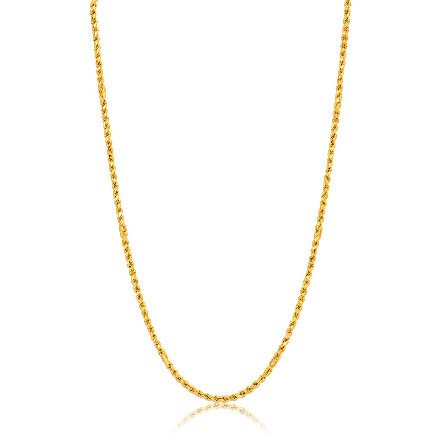 Sleek 925 Sterling Silver Helical Twist Chain for Women